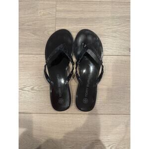 Tory Burch Studded Jelly Flip Flop‎ in Black 9